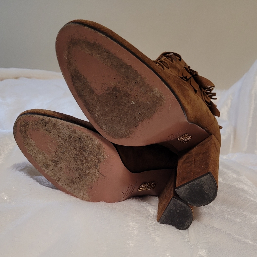 Aquazzura Brown Suede Heeled Boots - Picture 4 of 4